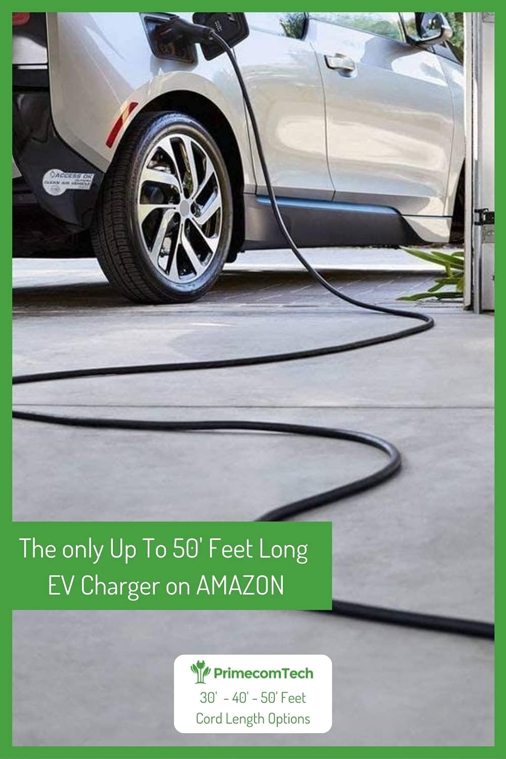 Level 2 Electric Vehicle Charger with 50Ft Cable S136803