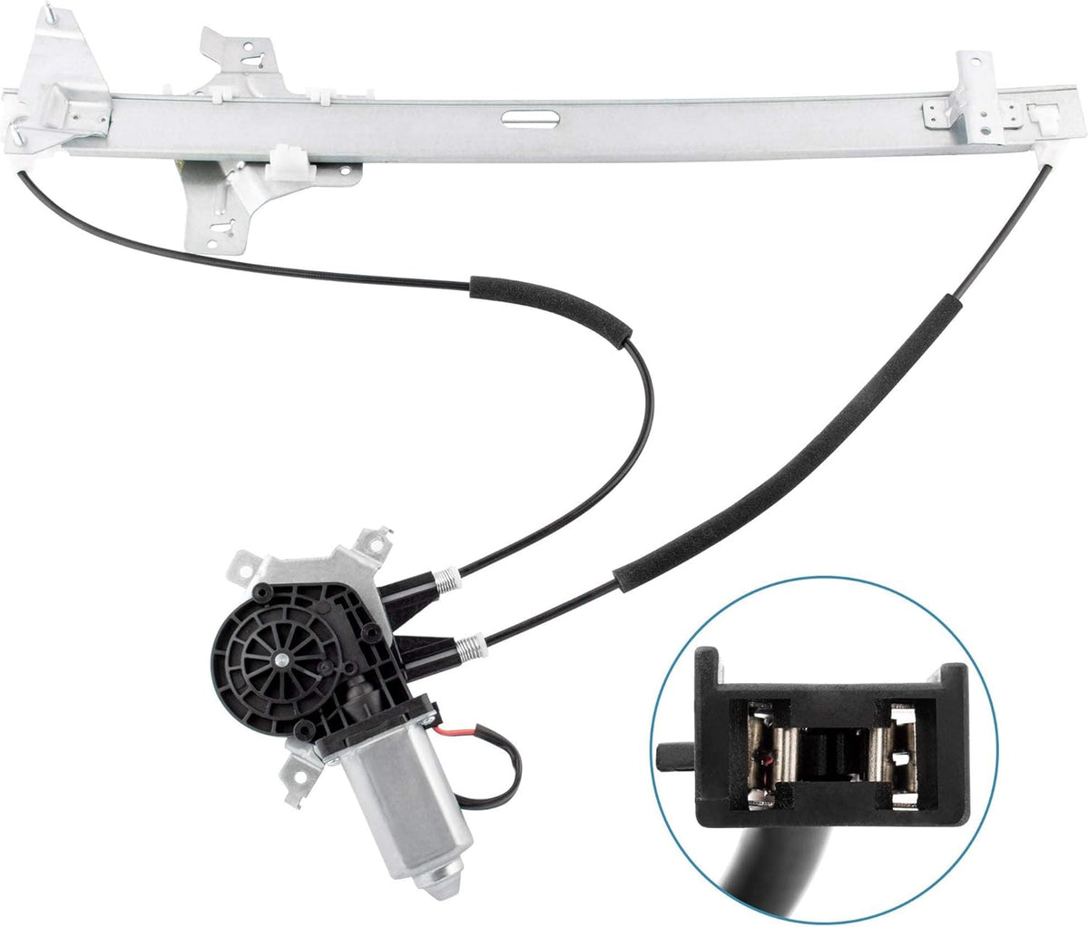 Front Driver Side Power Window Regulator and Motor Assembly Pack of 2 X4113