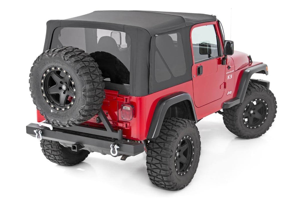 Black Soft Top for Jeep TJ Wrangler U656