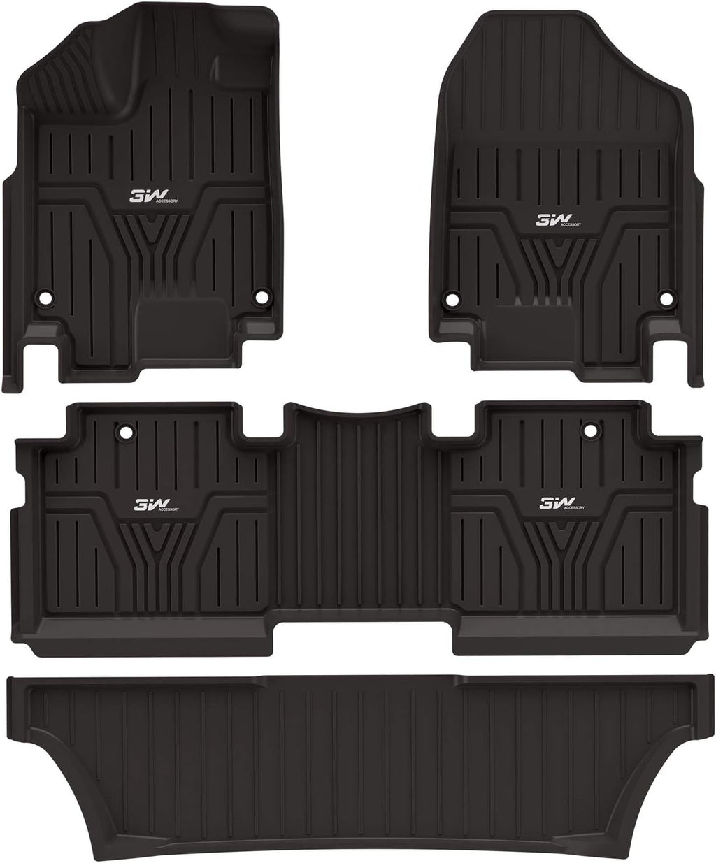 Black Heavy Duty Trunk Mat for Honda Odyssey V354