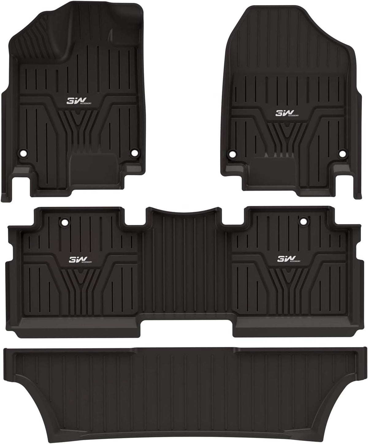 Black Heavy Duty Trunk Mat for Honda Odyssey V354