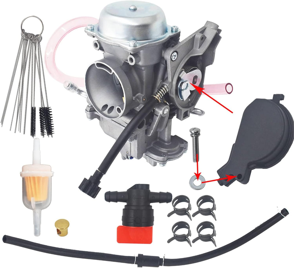 Carburetor Carb Replacement for Arctic Cat 2003 ATV 500 TRV FIS Automatic/Manual Pack of 2 K640263