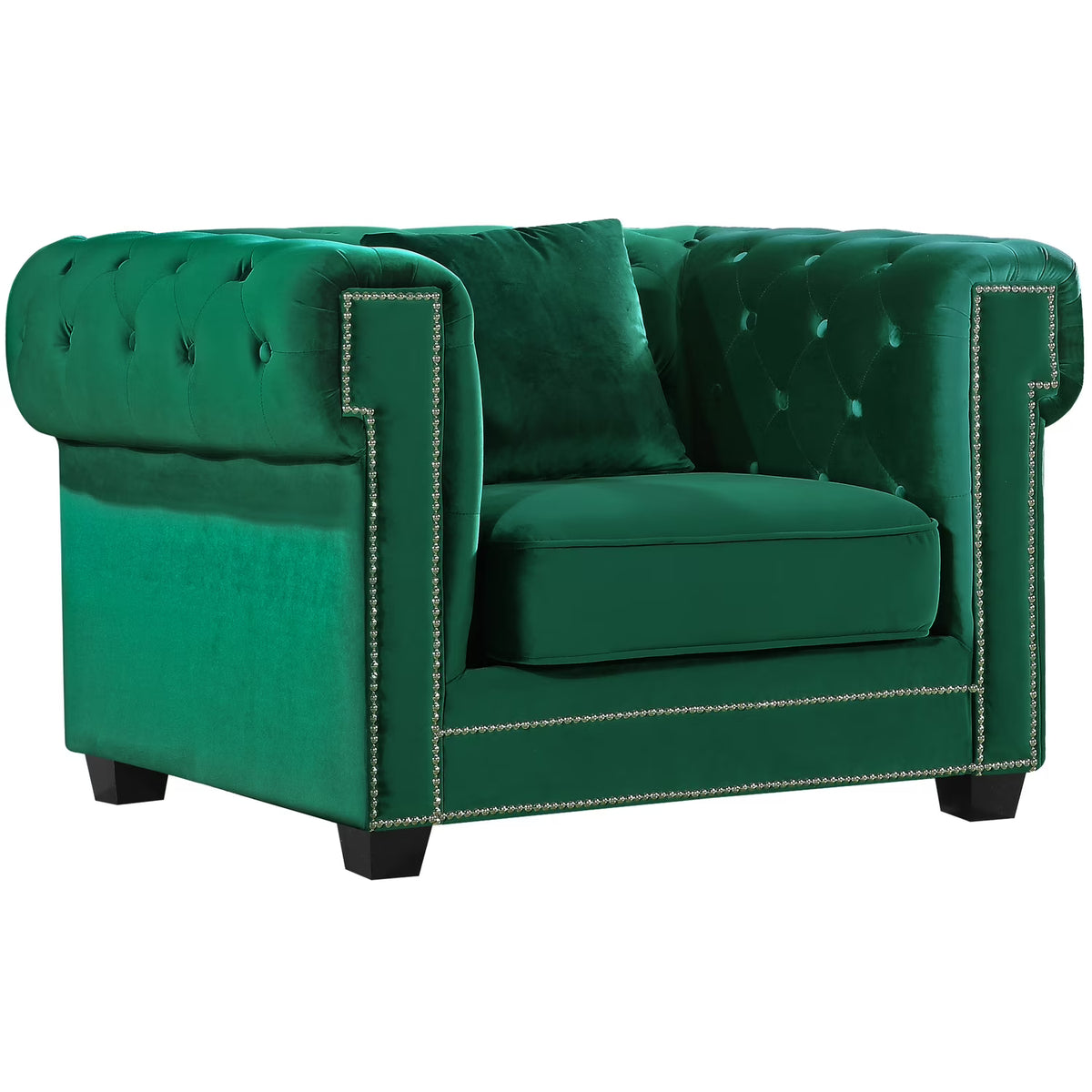 Green Velvet Chair P59217