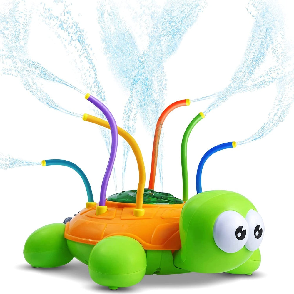 Spinning Turtle Sprinkler Toy with Wiggle Tubes K921961