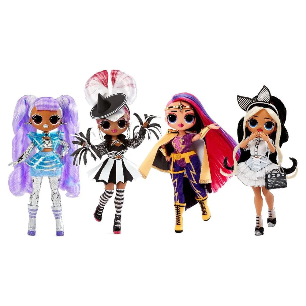 Fashion Doll with 25 Surprises including 2 Fashion Outfits, 3D Glasses, Movie Playset S3622