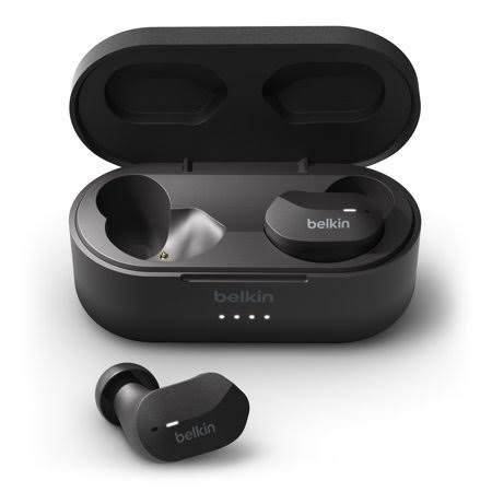 Black True Wireless Earbuds with Charging Case M7830
