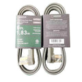 30A 6 ft 3-Prong Dryer Power Cord Grey D55859
