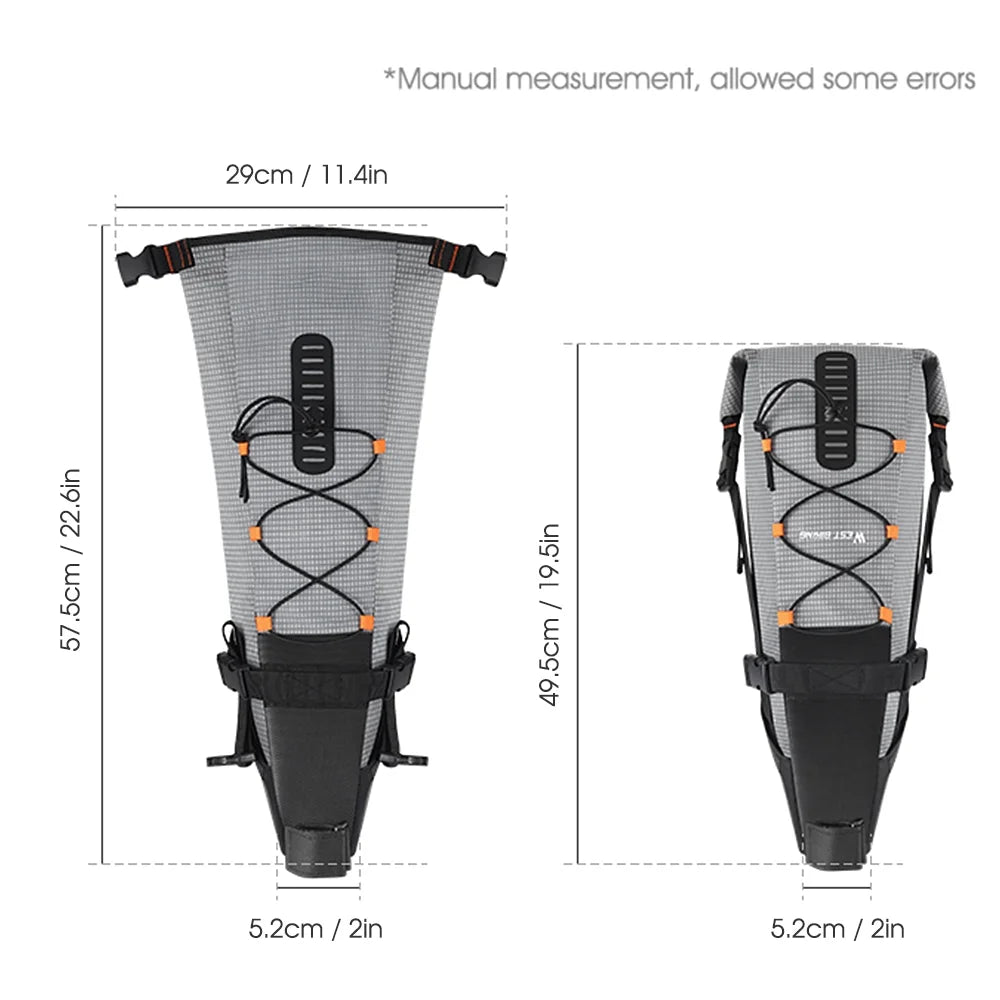 Waterproof Bike Seat Bag 10l Y517