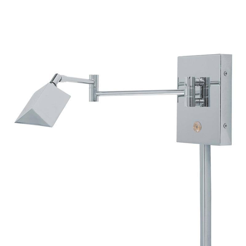 Brushed Nickel LED Swing Arm Wall Lamp U602903