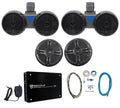 Dual 6.5" Wakeboards, 6.5" Speakers, 4-Channel Amplifier, Amp Kit W226494