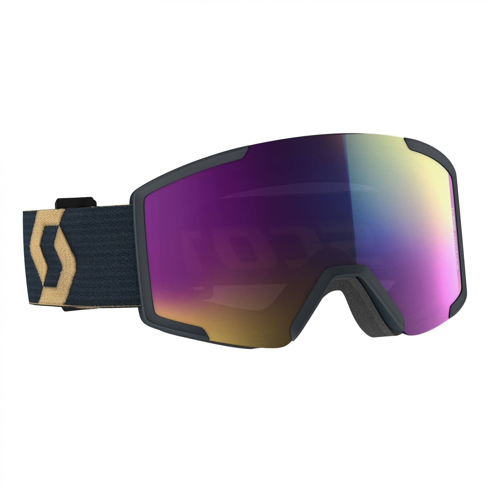 Teal Chrome CAT2 Ski Goggles Y962795