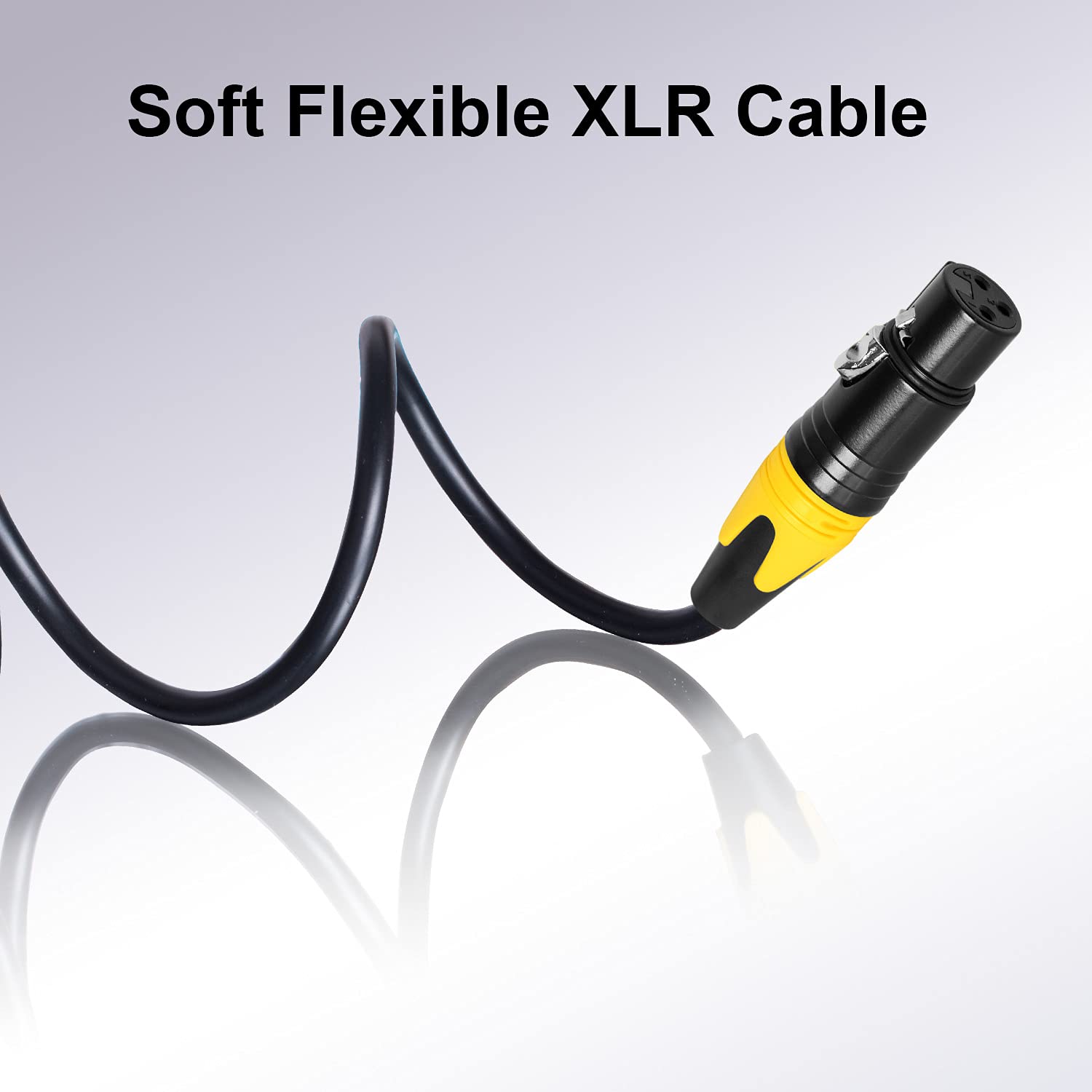 25ft 4 Pack XLR Microphone Cables M545