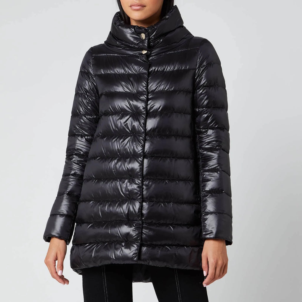 Black Down Coat J6123