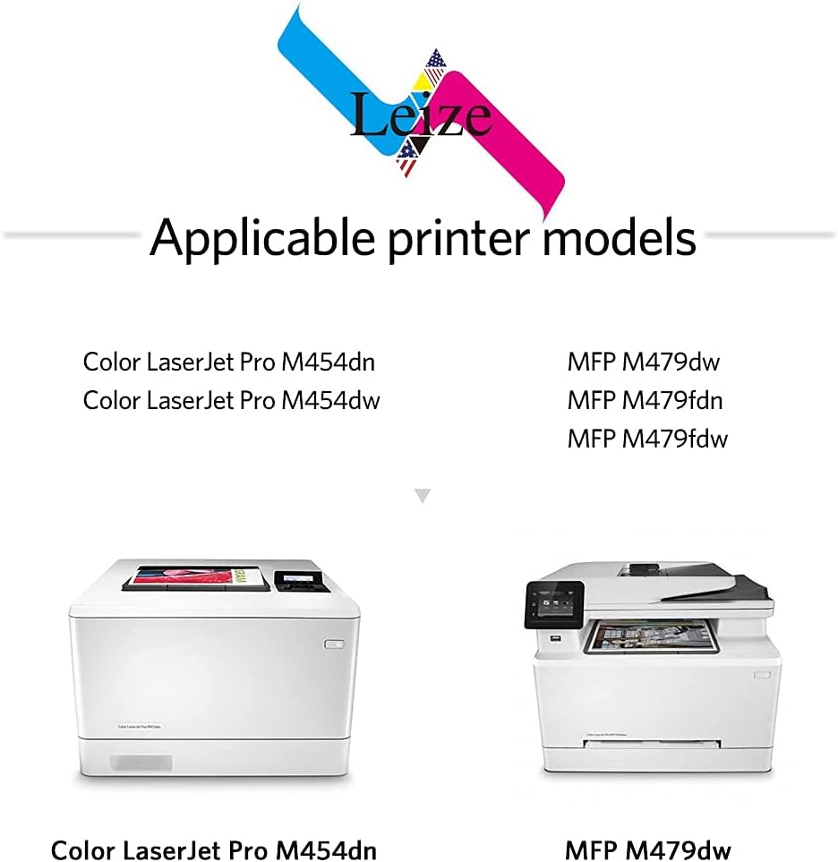 4-Pack High Yield Toner Cartridges for HP 414X 414A W2020X W2021X W2022X W2023X K7261