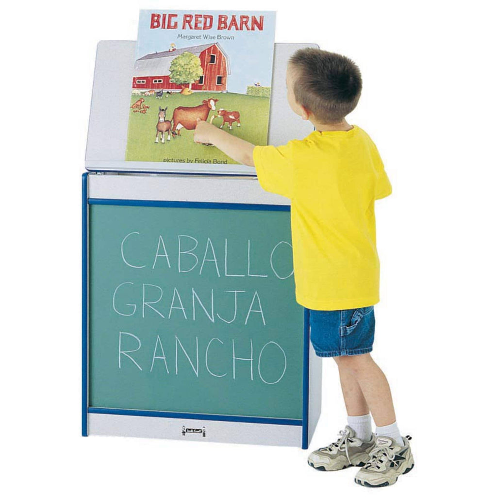 Navy Chalkboard Big Book Easel W6031