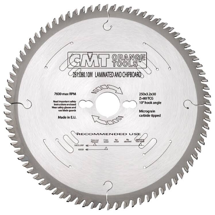 Industrial Panel Sizing Saw Blade, 220mm x 64 Teeth TCG Grind with 30mm Bore O453