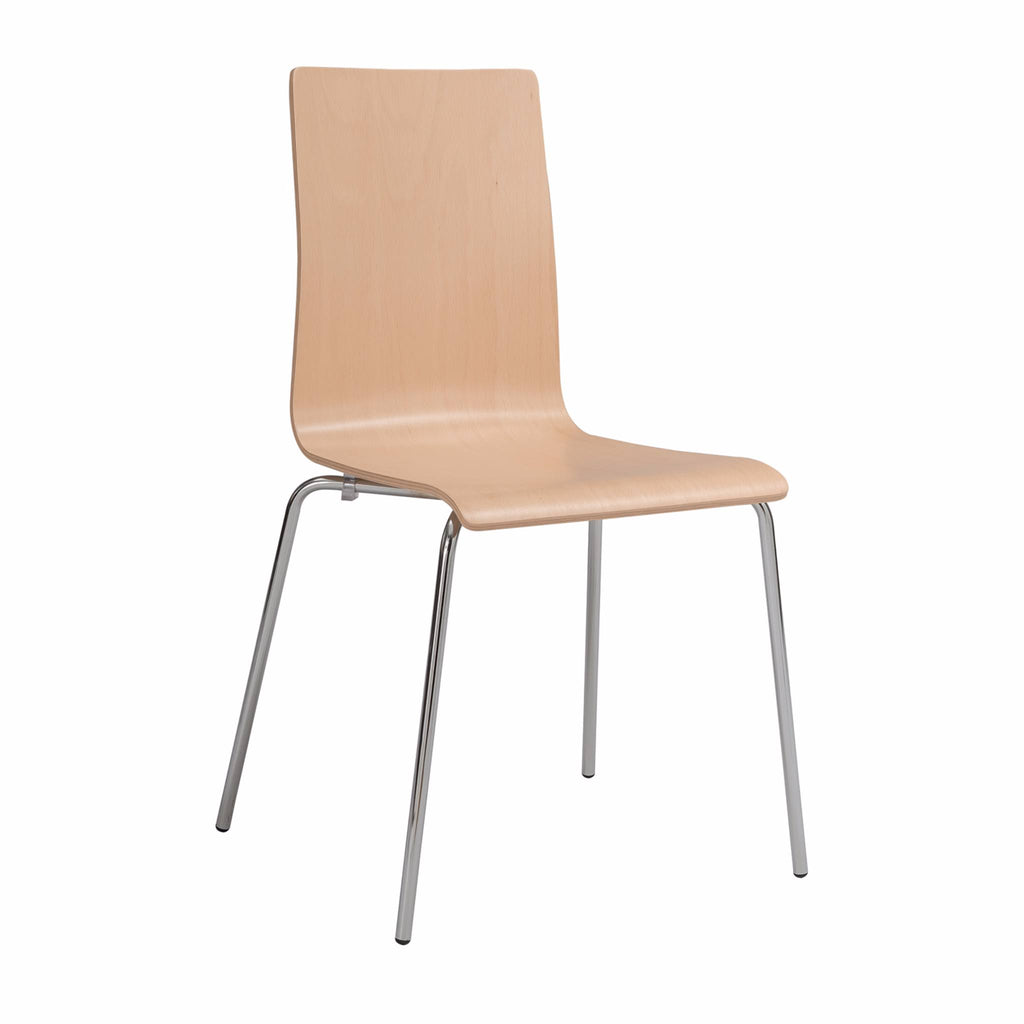 Beech Stack Chair, 2/Carton P47441