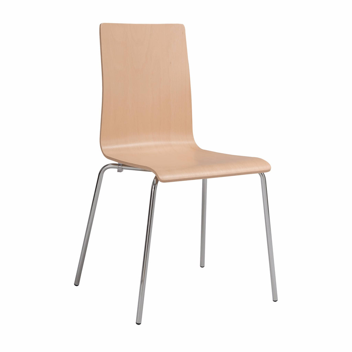 Beech Stack Chair, 2/Carton P47441