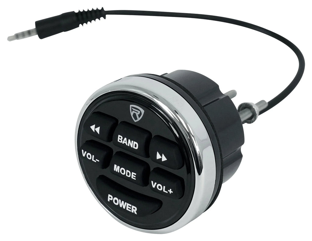 Grey 6.5" Marine Wakeboard Tower Speakers with Bluetooth Receiver K8391