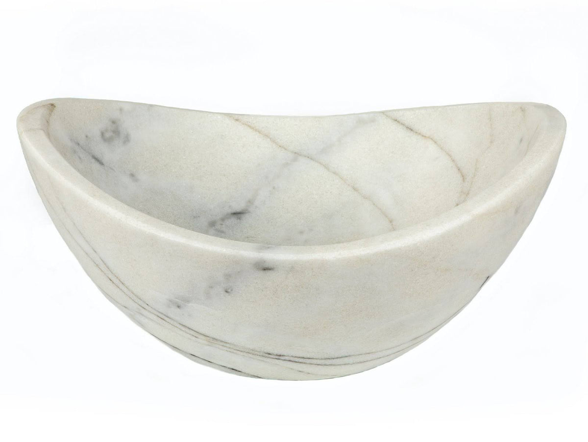 White Marble Small Vessel Sink G11926