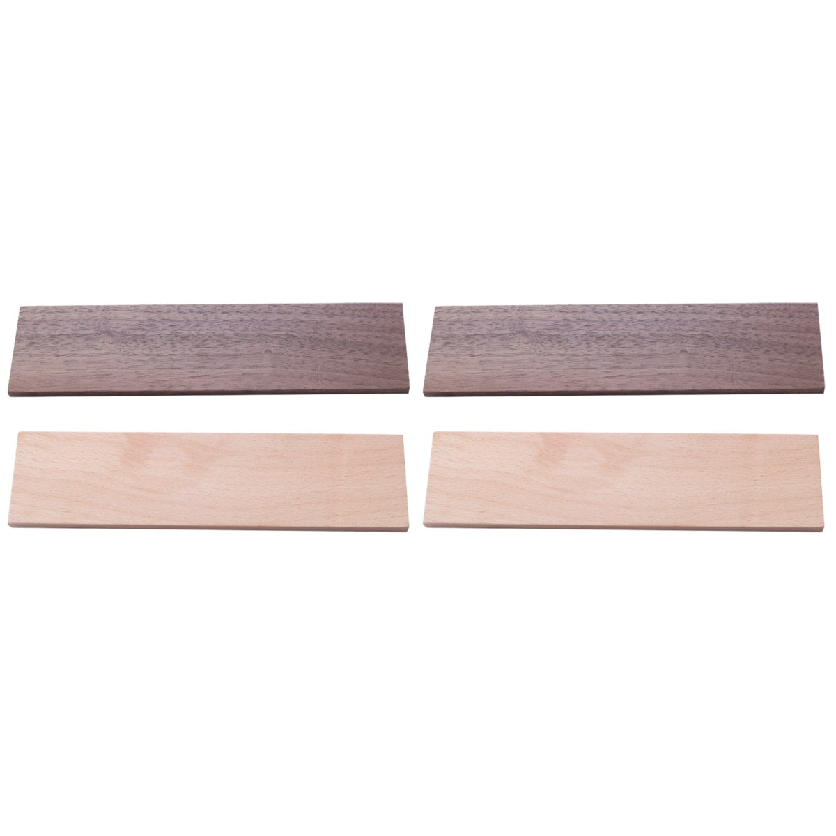 4 Pcs Miniature Food Toy Doll House Decoration Accessories Black Walnut Board Beech Bjd Wood Chips Wood 2pcs Boards Crafted Flooring Ornament Simulated O8864