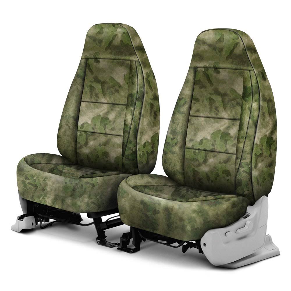 Camo Cordura Ballistic Foliage Green Custom Seat Covers V151