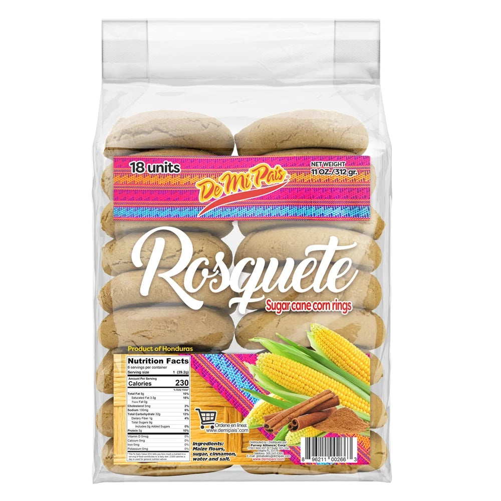 Sugar Cane Corn Rings 11oz 6-PACK P502405