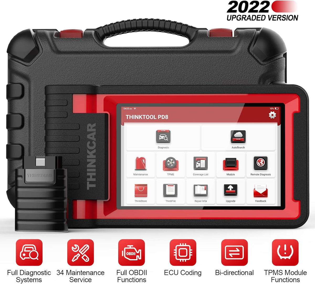 Bi-Directional Scan Tool with 34 Resets Automotive Car Diagnostic Scanner G91196