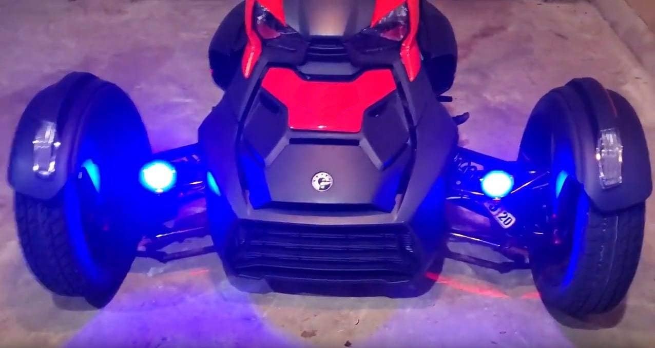Blue LED Auxiliary Driving Fog Lights B13456