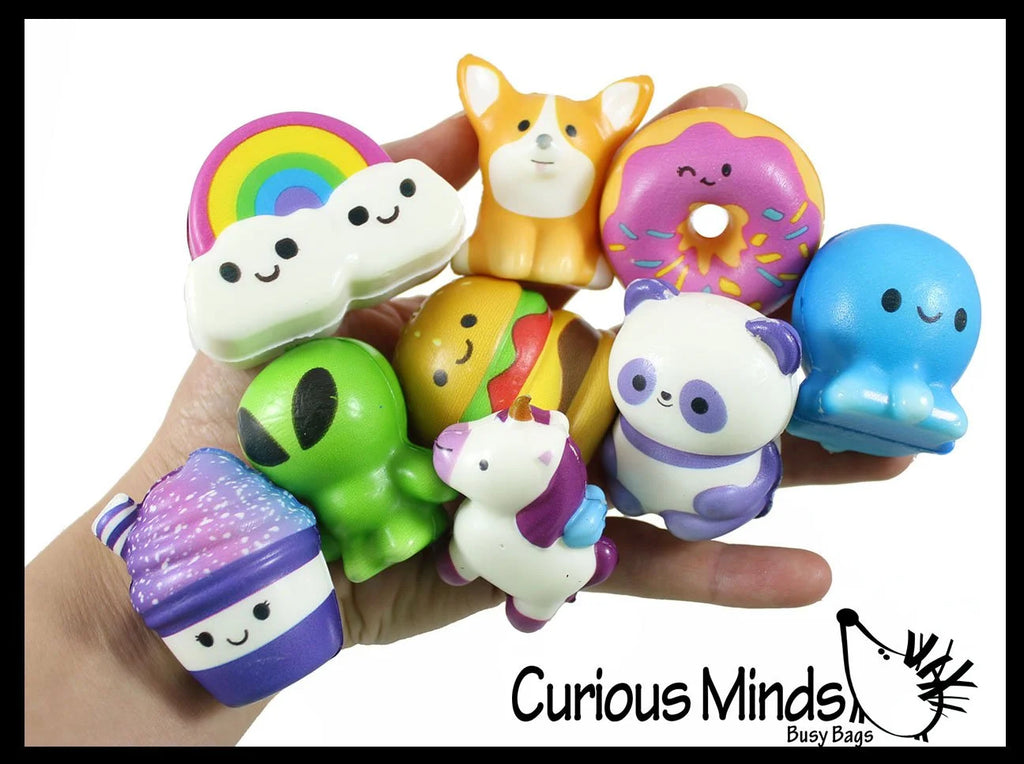 20 Pc Mini Squishy Toys Memory Foam Party Favors M315390