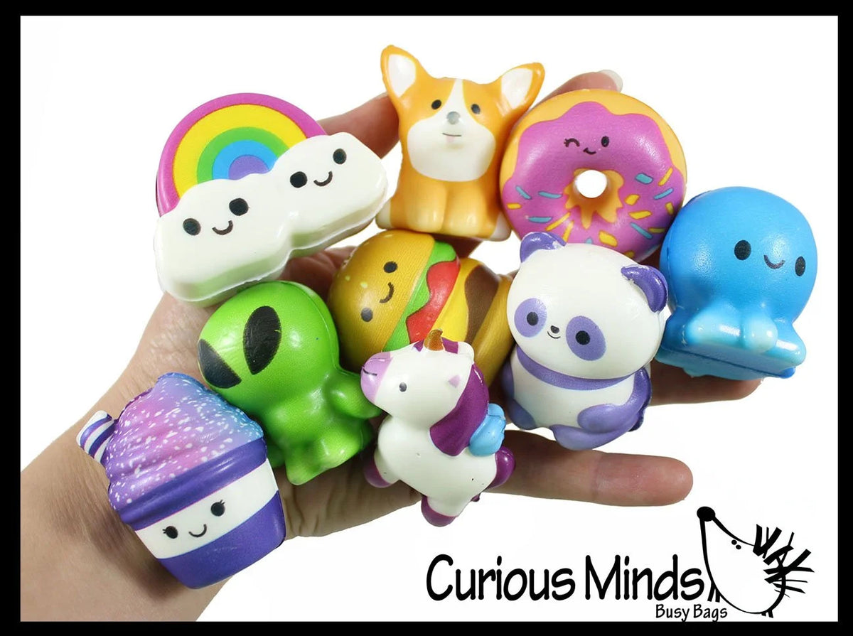 20 Pc Mini Squishy Toys Memory Foam Party Favors M315390