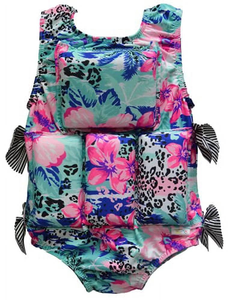 Air Brushed Leopard Swimwear Flotation Life Vest K20883