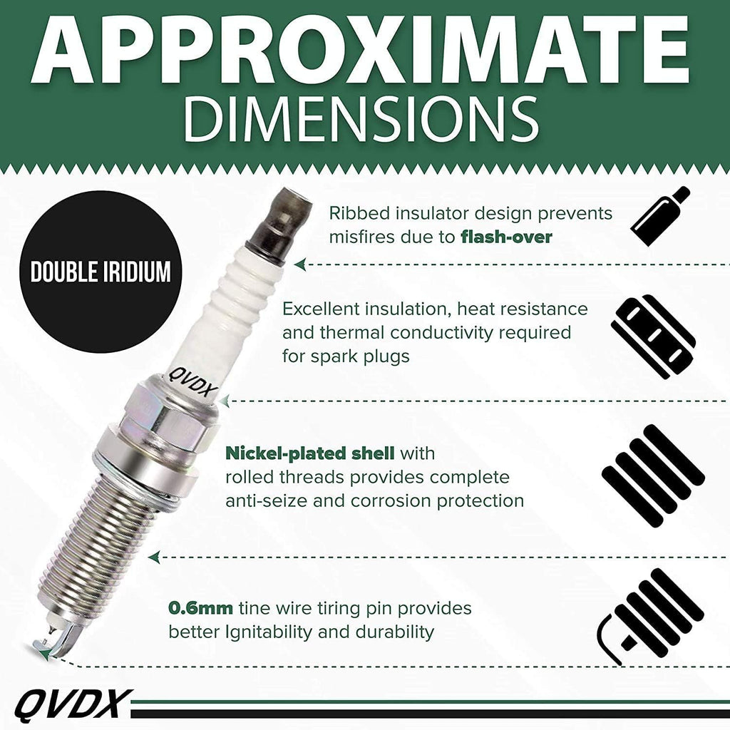 Iridium Spark Plugs and Ignition Coil Pack of 6 H201394