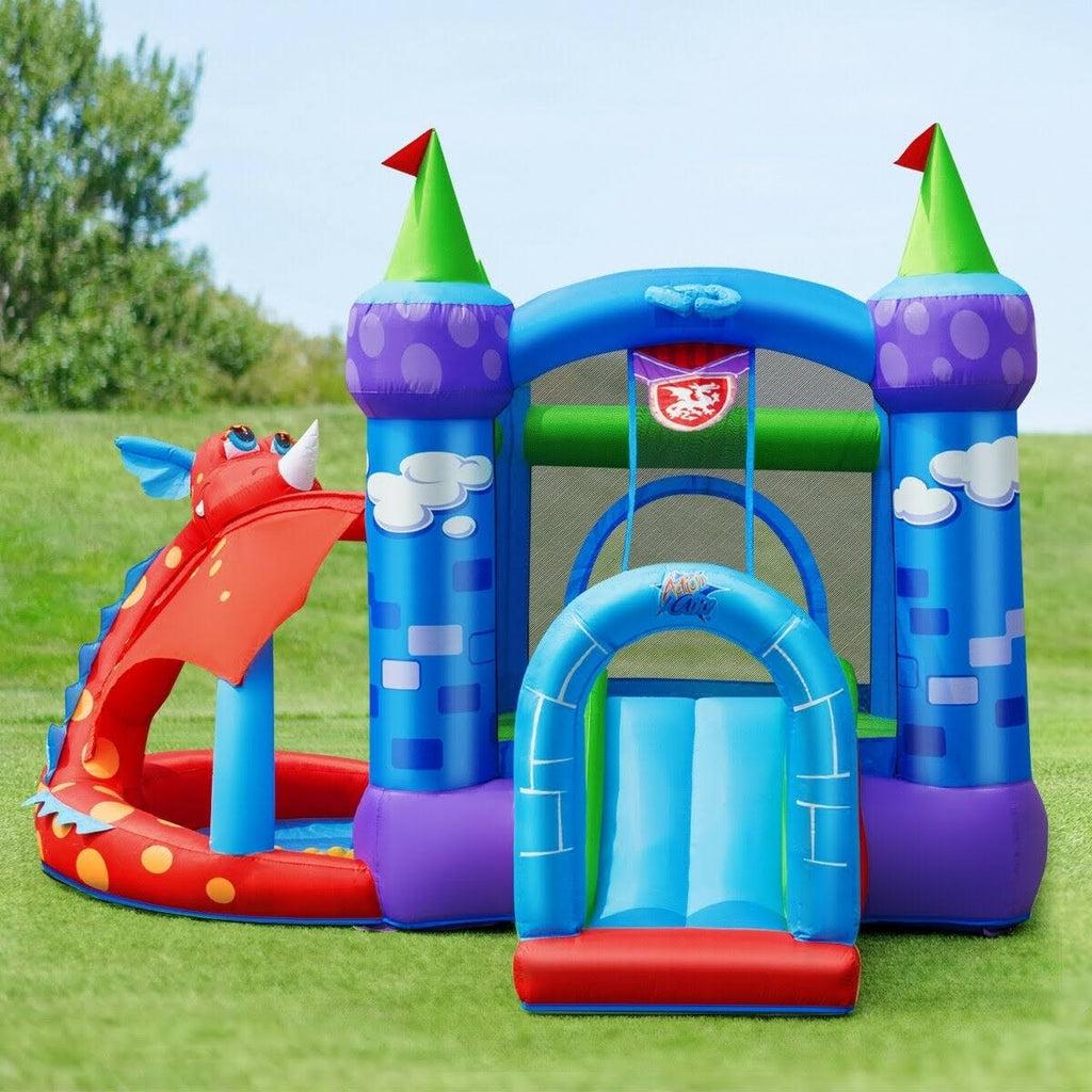 Inflatable Bounce House Dragon Slide Bouncer Castle C8364