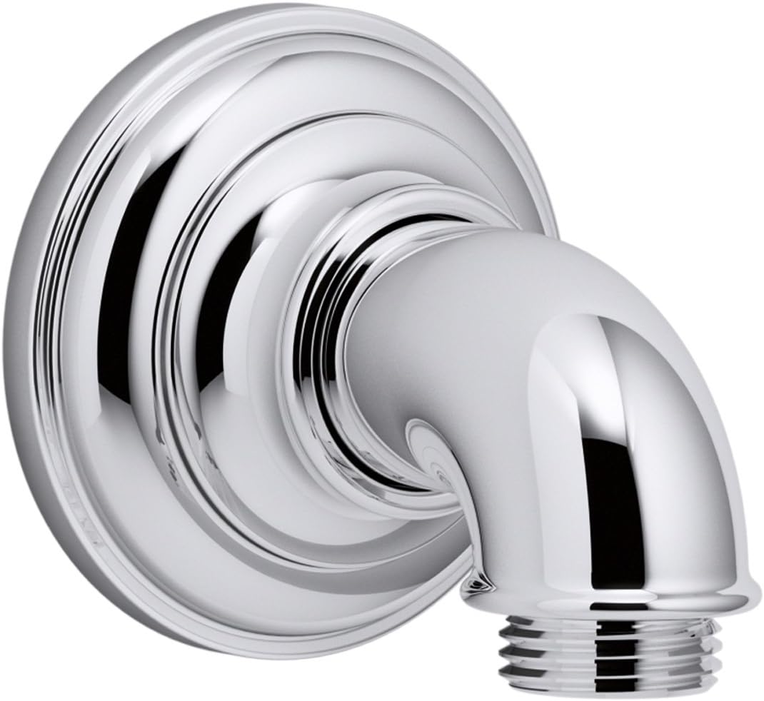 Polished Nickel Wall-mount Supply Elbow E843