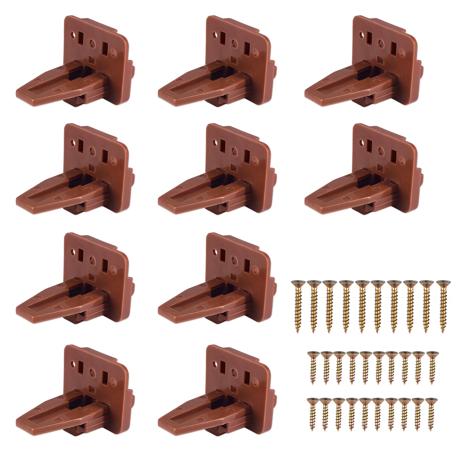 10 Set Plastic Drawer Slides K545