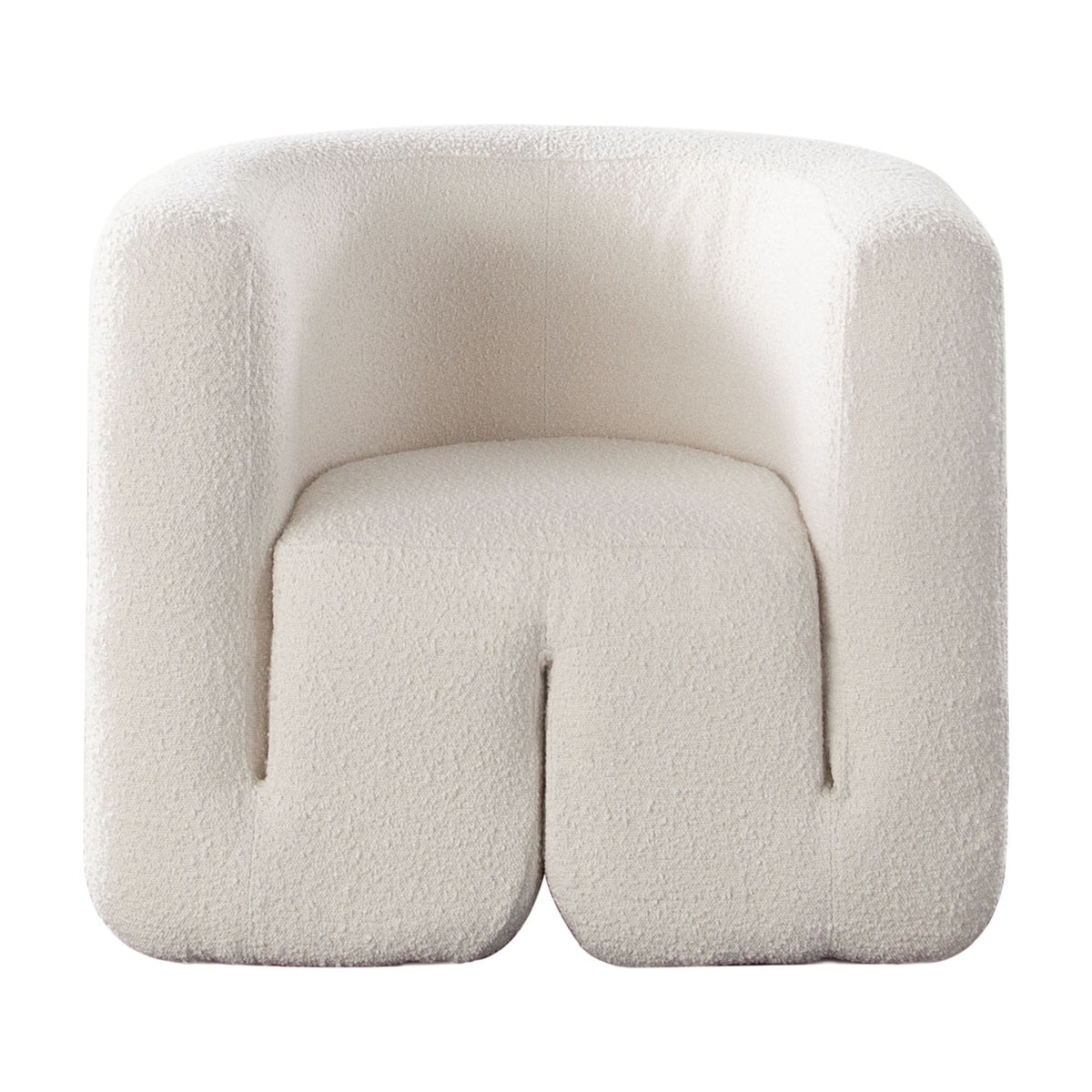 Ivory Boucle Accent Chair M725600