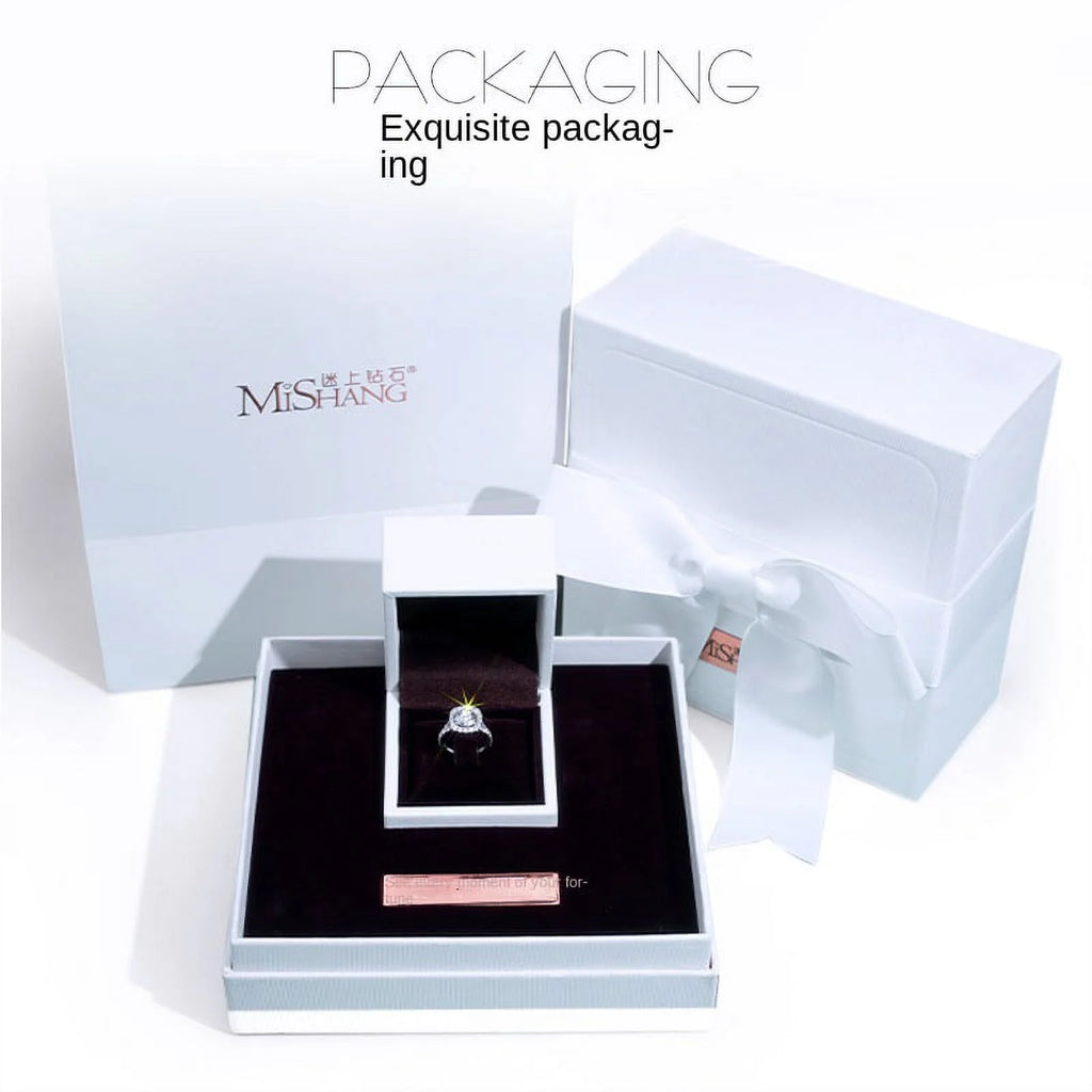 18k Gold Diamond Ring W849