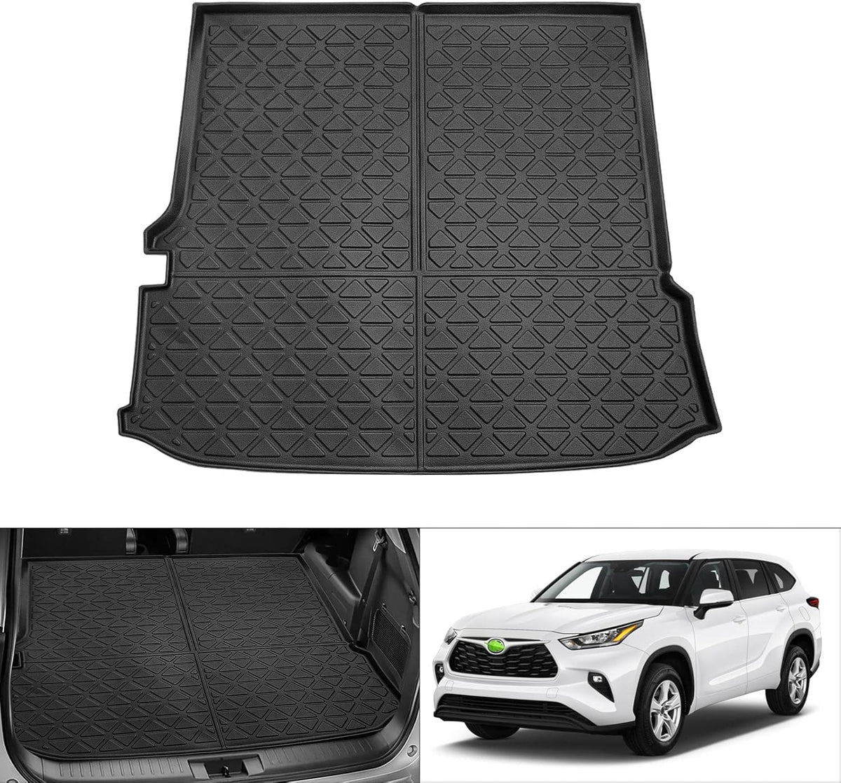 Cargo Mat Black TPO Pack of 2 A89489
