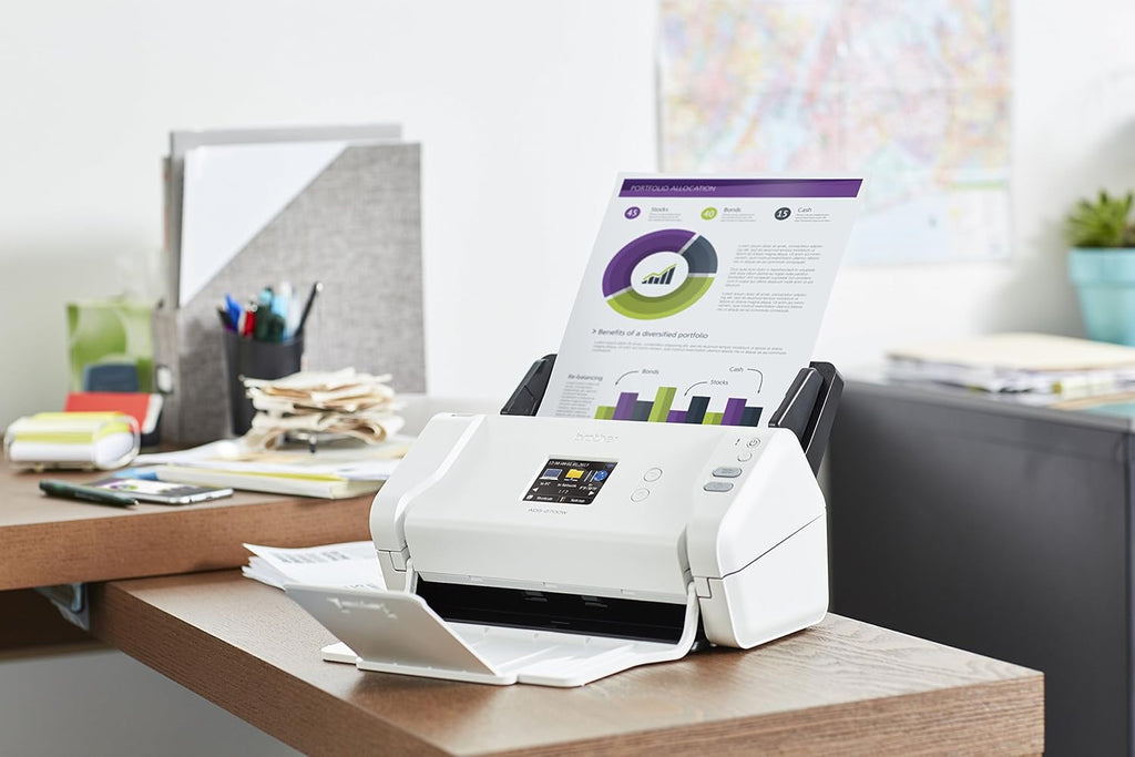 Wireless High-Speed Desktop Document Scanner with Touchscreen LCD R788