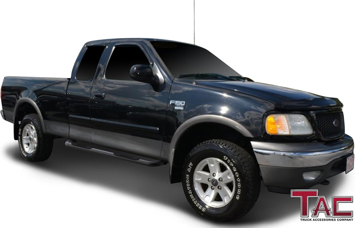 3 Black Side Step Nerf Bars Running Boards 2Pcs Z56103