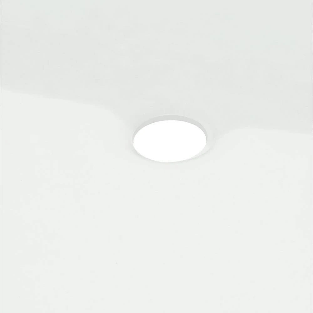 White 5 ft. Left Hand Drain Soaking Tub R93964