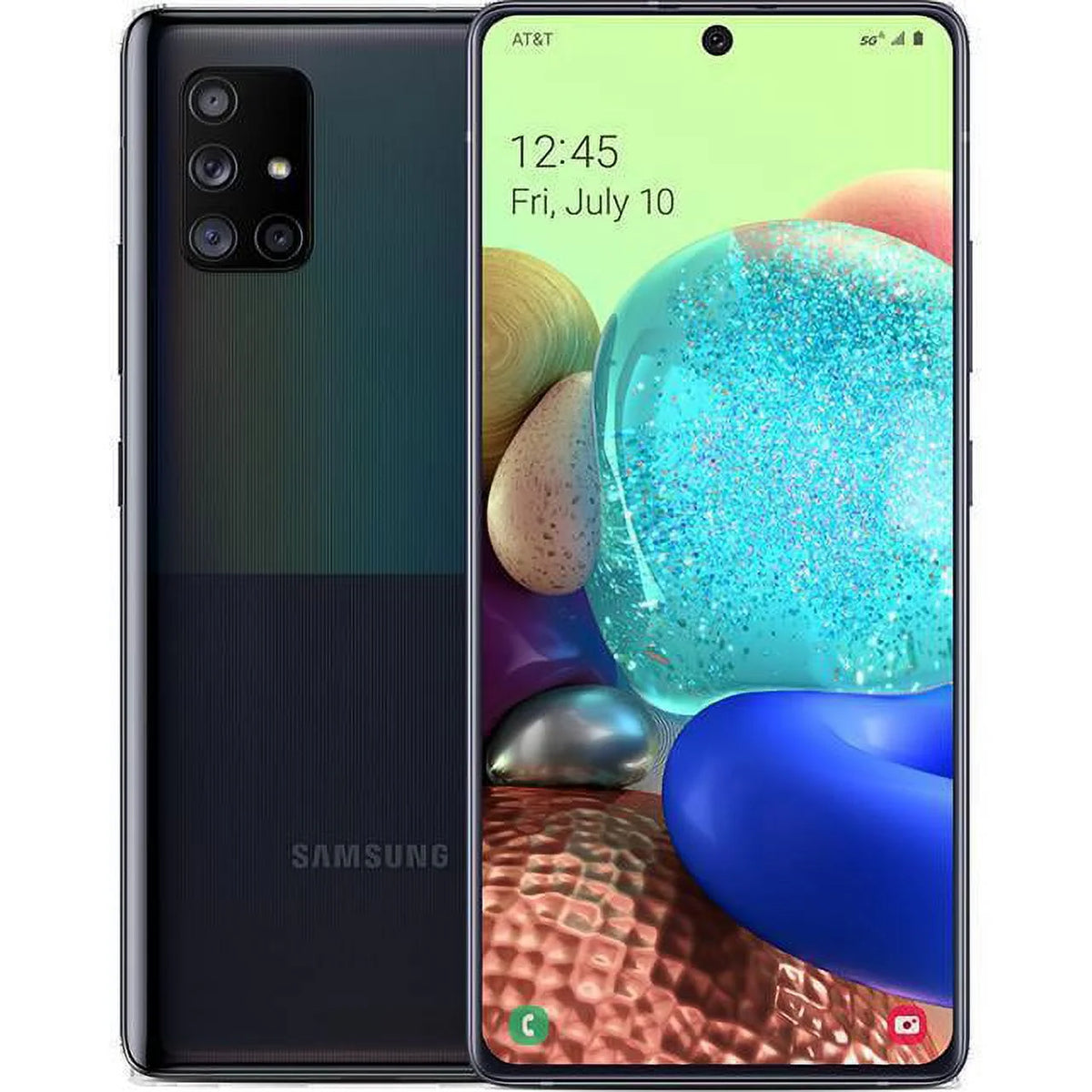 Refurbished Samsung Galaxy A71 5G 6.7" 128GB 8GB RAM Prism Cube Black Smartphone V448740
