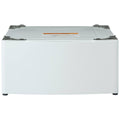 White Laundry Pedestal with Storage Drawer Z32395