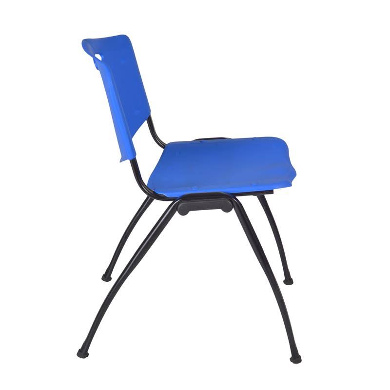 Round Breakroom Table with 4 Stack Chairs K82408