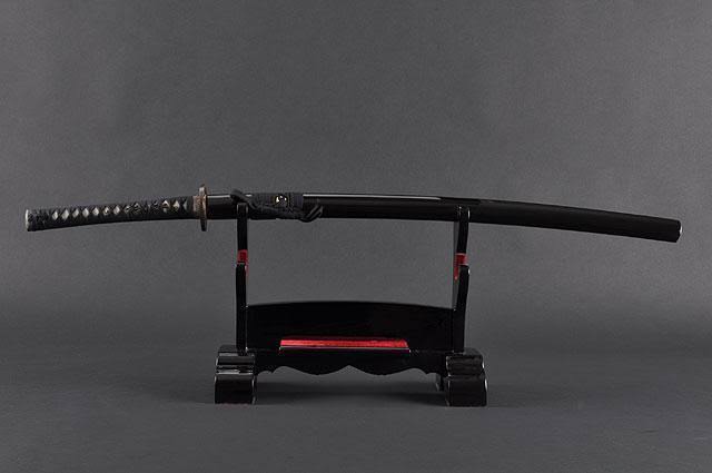 Black Wooden Scabbard Samurai Katana Sword Y602