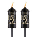 Tan and Black 64.5 Inch Metal Torch 2-Pack T1144