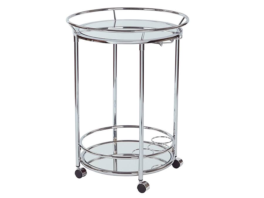Chrome Serving Cart C5681