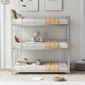 Twin Over Twin Over Twin Metal Triple Bunk Bed O970