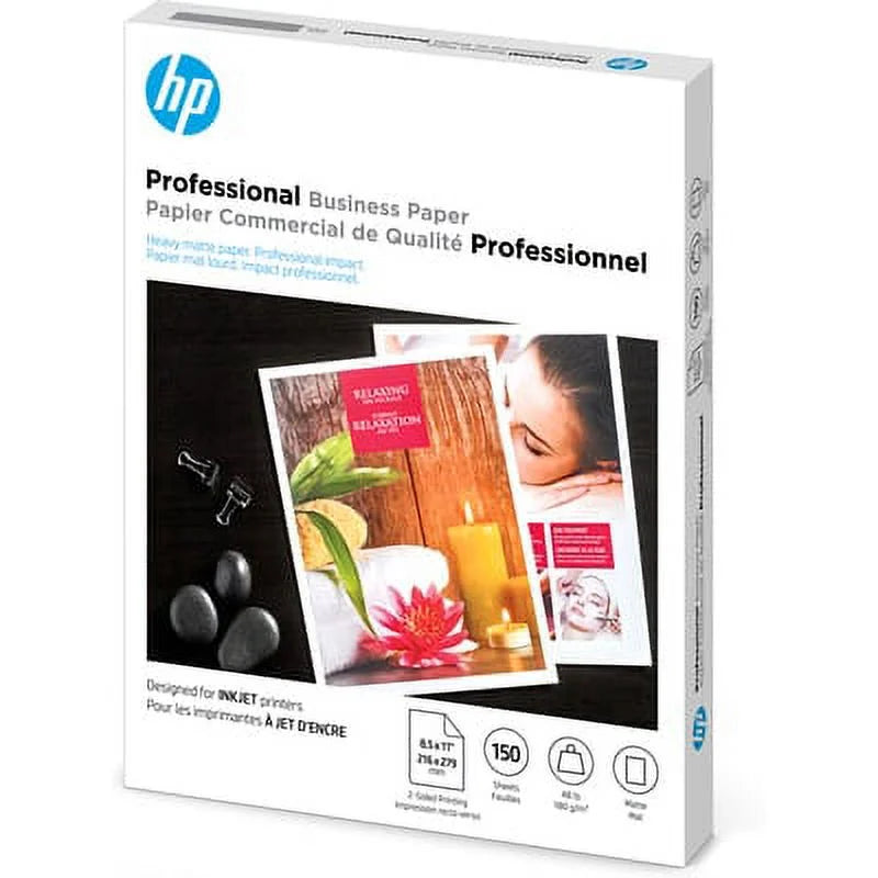 Matte Inkjet Paper 180gsm 150 Sheets Letter 8.5 x 11 in Y540059